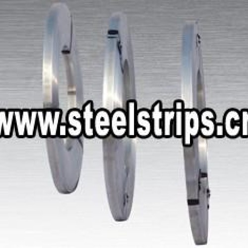 Zinc coated steel strapping